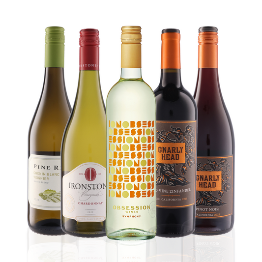 飲みごたえ抜群!カリフォルニア赤白5本セット